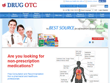 Tablet Screenshot of drugotc.com